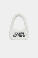 Badblood Pure Eco Fur Bag White