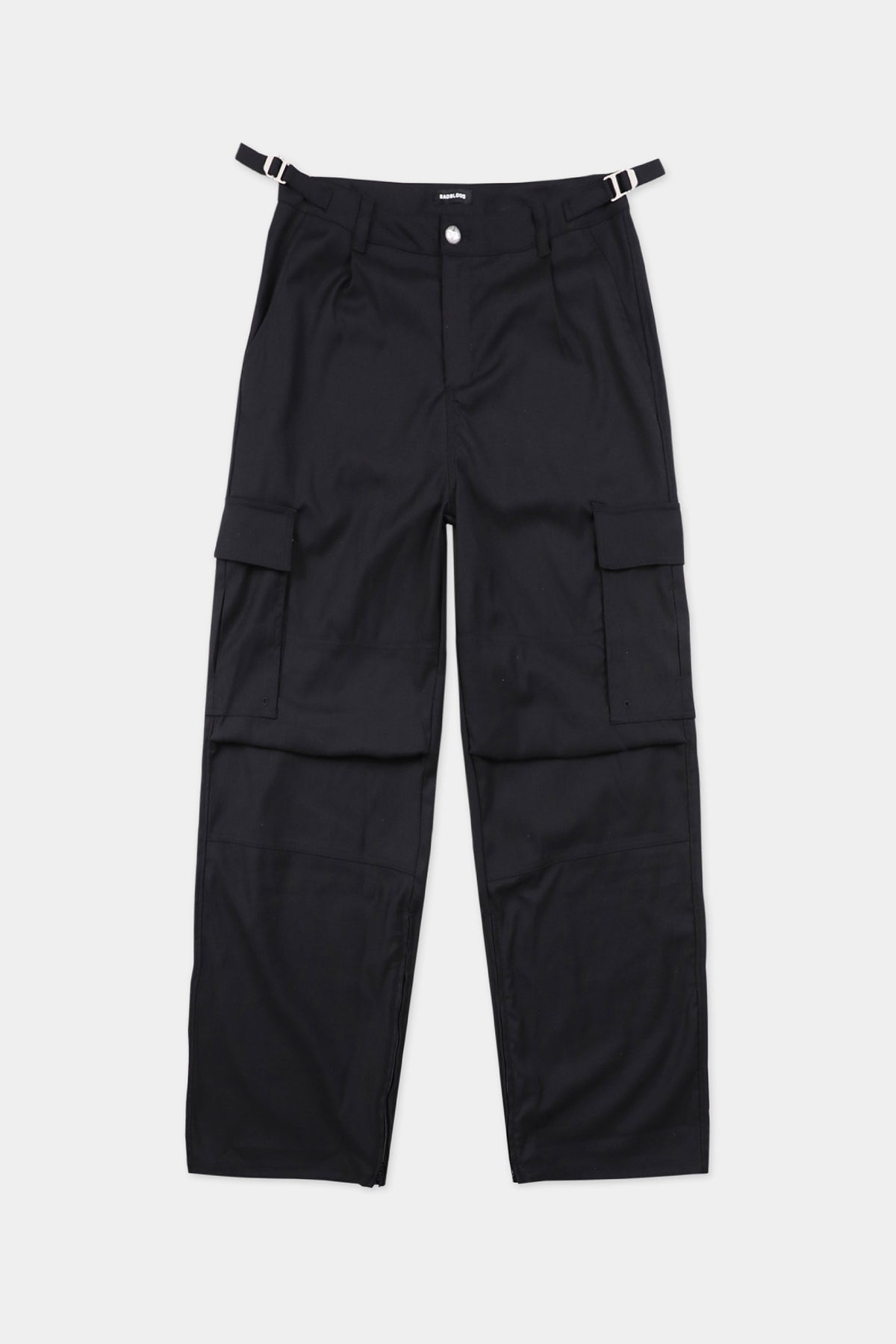 Badblood Gabardine Convex Cargo Pants Large Fit Black