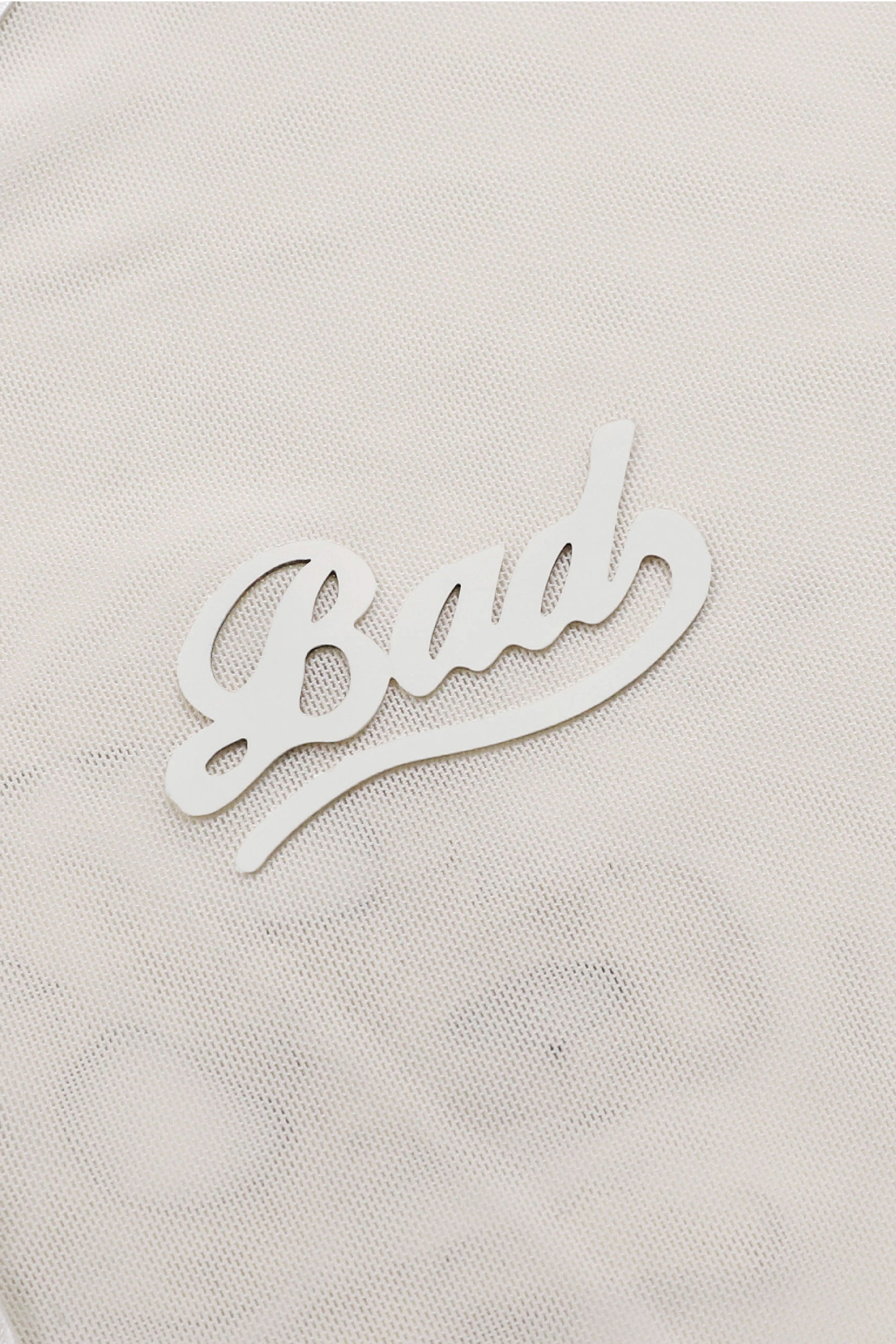 Badblood Breeze Button Up Hoodie Long Sleeve Cream