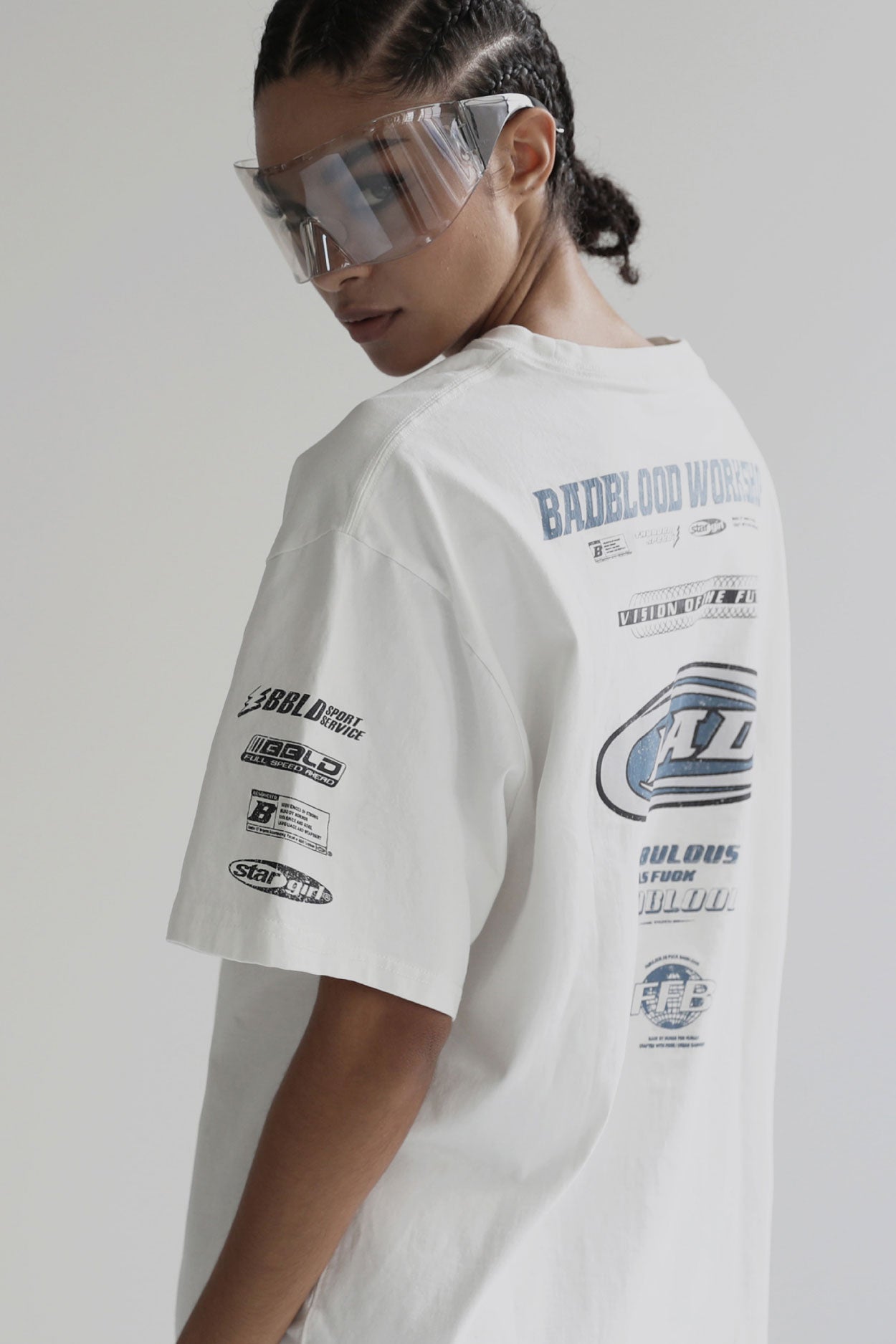 Badblood F2 Old Effect T-Shirt White