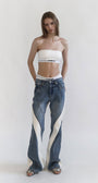 Badblood Duncan Boot Cut Denim Pants Blue