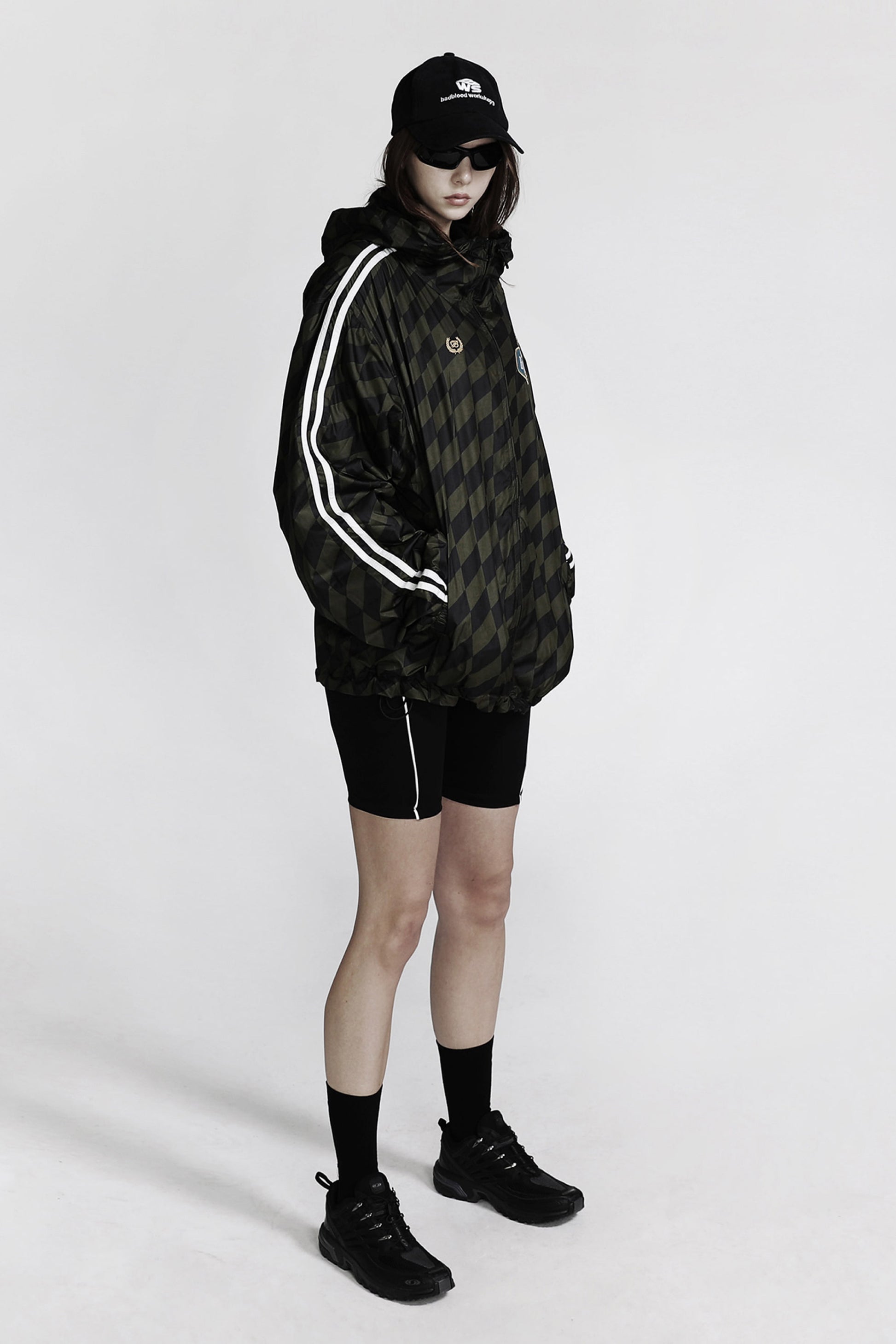 Badblood Lion Crest Windblock Jacket Military
