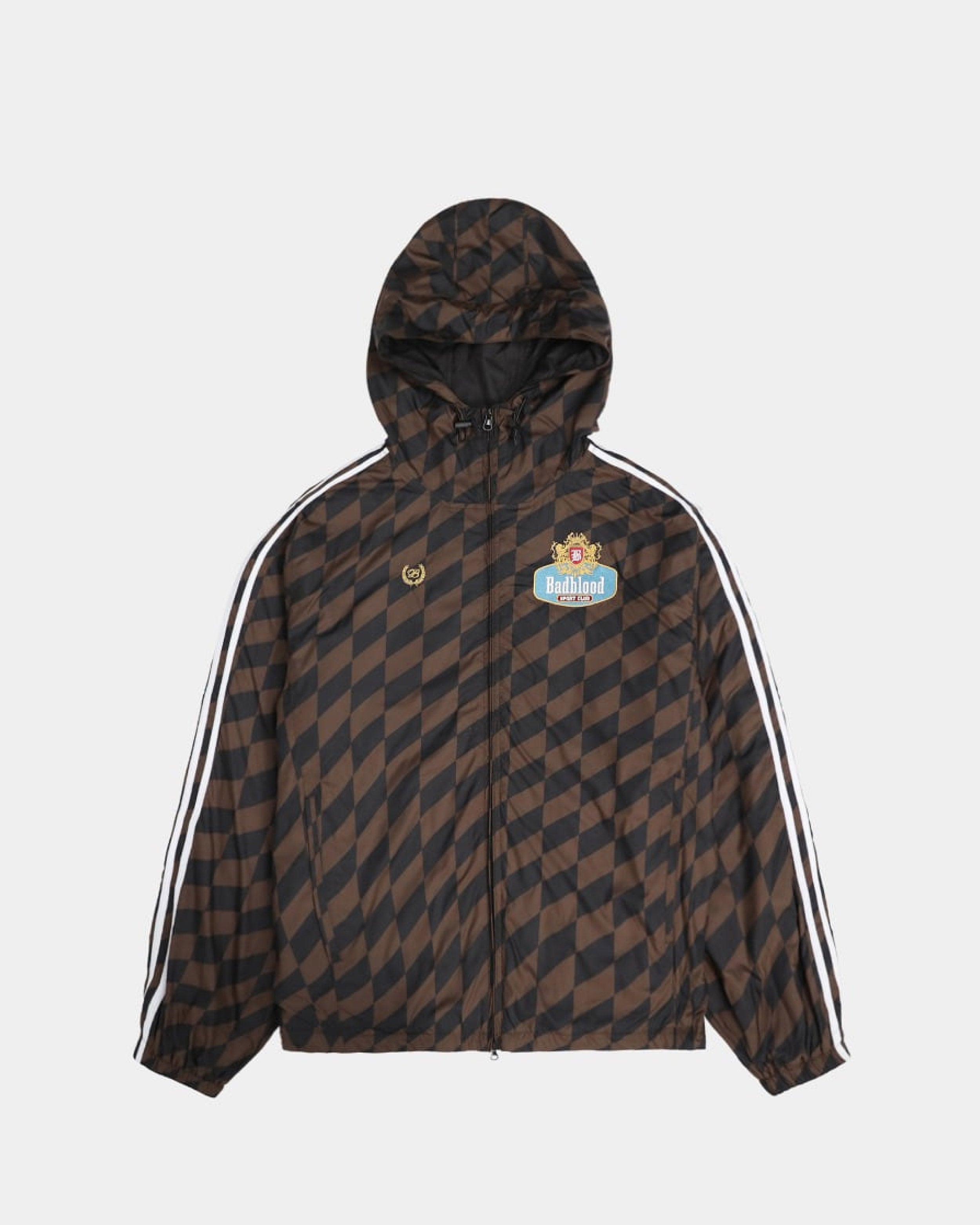 Badblood Lion Crest Windblock Jacket Brown