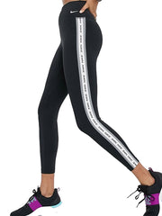 Nike women Training One Tight taping cropped leggings Black