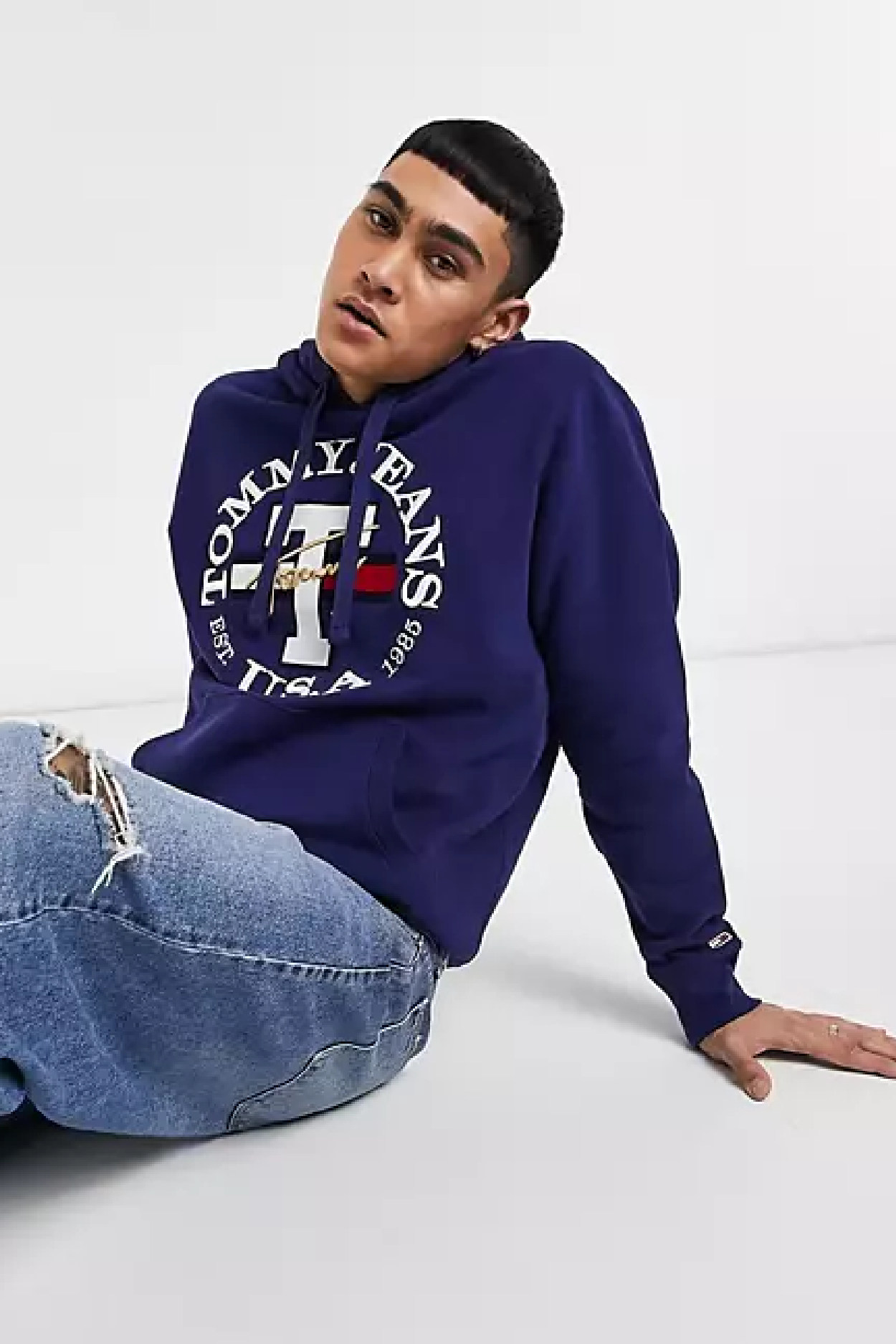 Tommy Jeans timeless tommy Hoodie Navy
