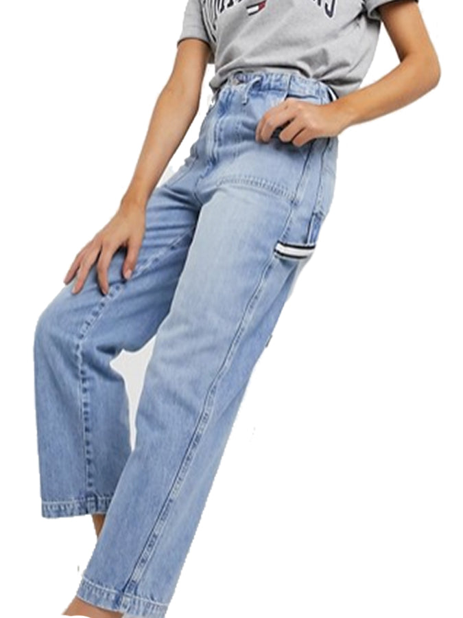 Tommy Jeans women cargo jeans Light Blue