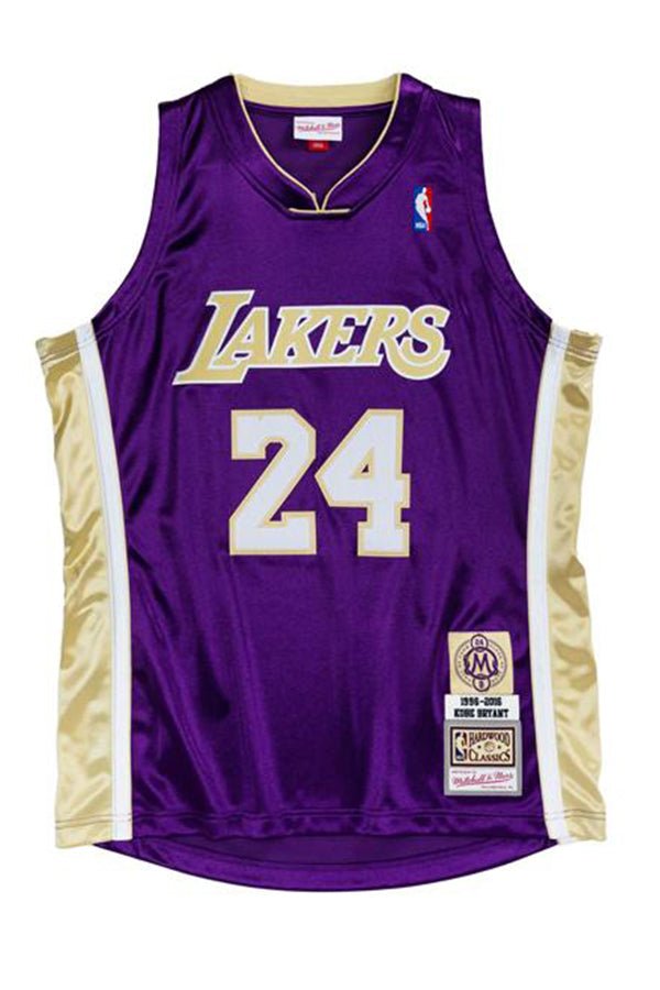 Mitchell and Ness Authentic Jersey Kobe Bryant Los Angeles Lakers Hall of Fame 96'-16' Purple