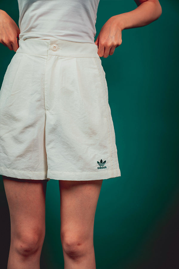 Adidas Originals women Tennis washed Shorts White