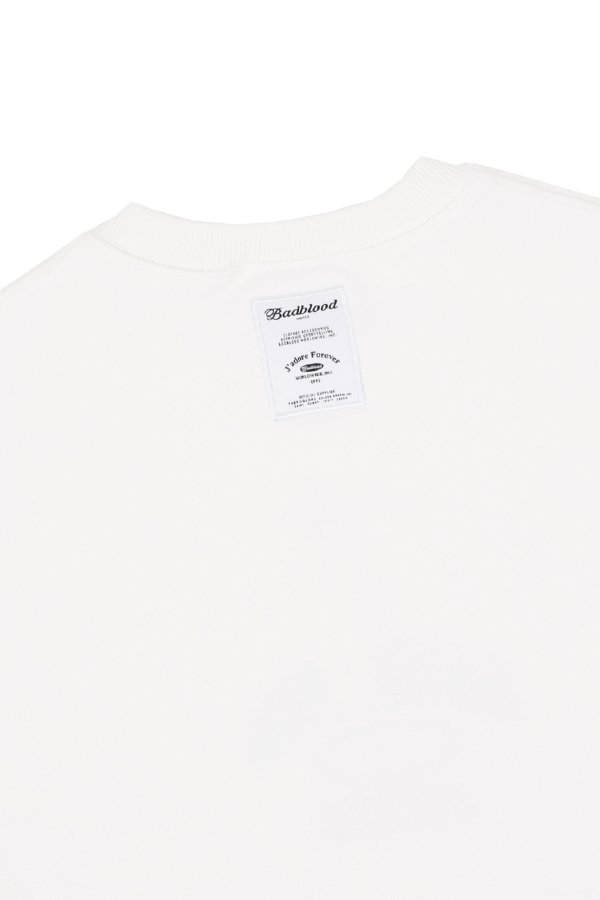 Badblood Arch Logo Heavyweight Short Sweatshirt