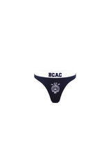 Badblood Athletic BCAC Emblem Aqua Thong Navy
