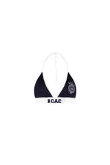 Badblood 運動 BCAC 徽章水色三角胸罩 海軍藍