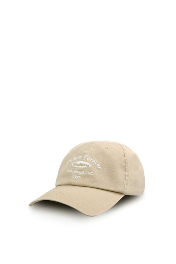 Badblood Athletic Classic Logo Ball Cap Beige