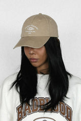 Badblood Athletic Classic Logo Ball Cap Beige