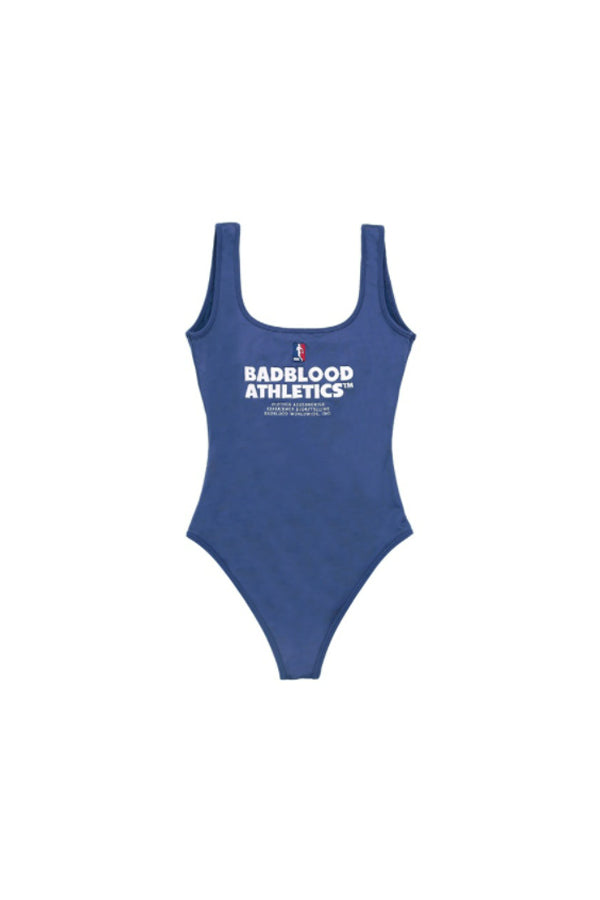 Badblood Athletic logo 2 onepiece Swimsuit Deep Sea