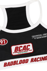 Badblood BCAC Racing Sports Bra Black
