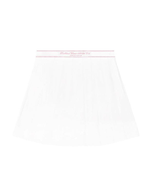 Badblood Classic Athletic Logo Tennis Skirt Pink Logo