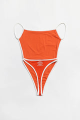 Badblood Cruise Bodysuit Orange/White