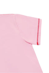 Badblood Devil Girl 1/2 Slim T-Shirt Pink
