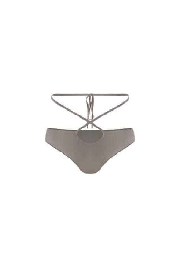 Badblood Ego Shirring Bikini Bottom Dust