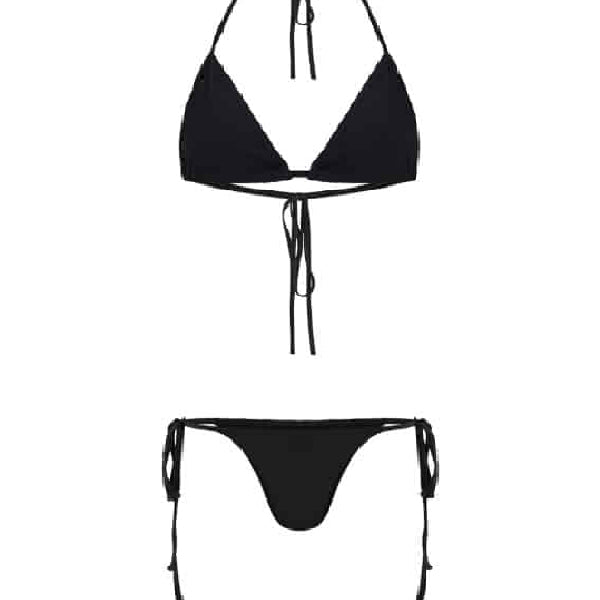 Badblood Ego Triangle Bikini Set Black