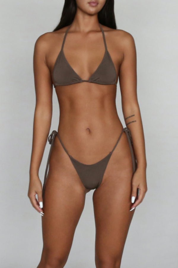 Badblood Ego Triangle Bikini Set Bronze