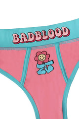 Badblood Smile Flower Triangle Set Pink