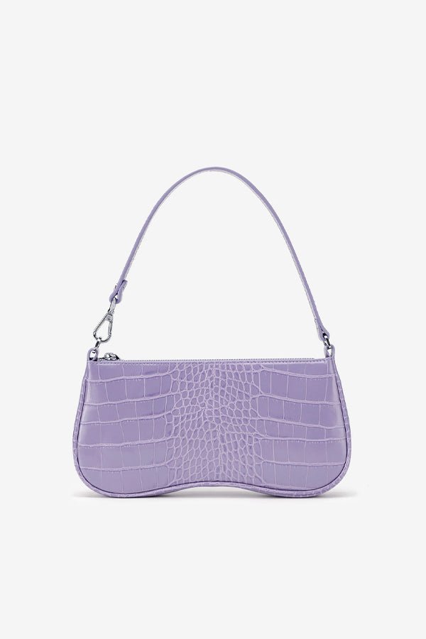 JW PEI Eva Shoulder Bag Purple Croc
