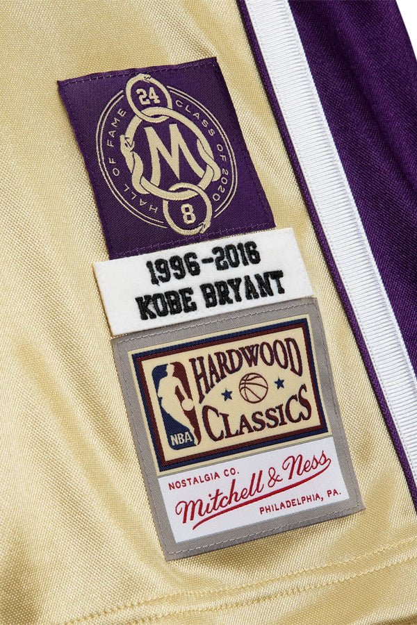 Authentic HOF #8 Kobe Bryant Los Angeles Lakers 1996-2016 Jersey 