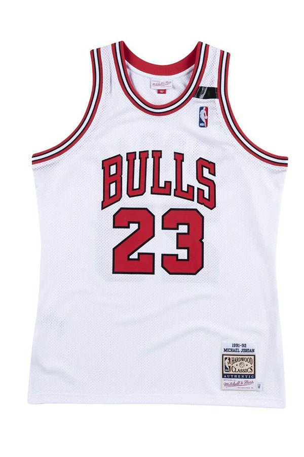 Mitchell and Ness Authentic Jersey Michael Jordan 91'-92' White