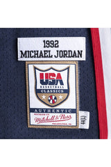 Mitchell and Ness Authentic Jersey Michael Jordan Team USA 1992 Navy