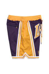 Mitchell and Ness Just Don 90s Shorts Los Angeles Lakers Road 1996