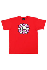 Takashi Murakami 村上隆 Flower #0000 T-Shirt Red