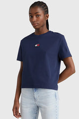 Tommy Jeans women center badge T-Shirt Navy