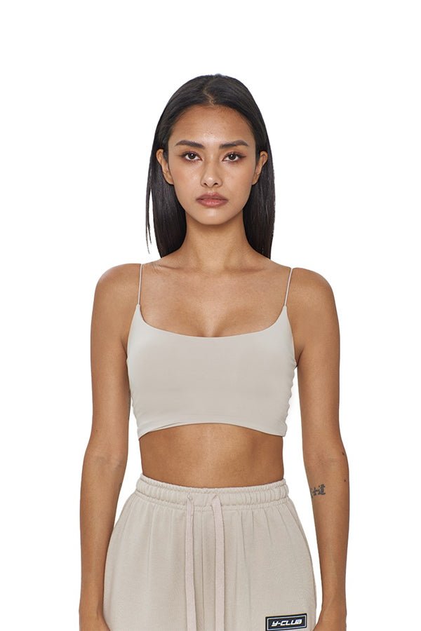 YUYU Seamless Bra Top Grey Tan