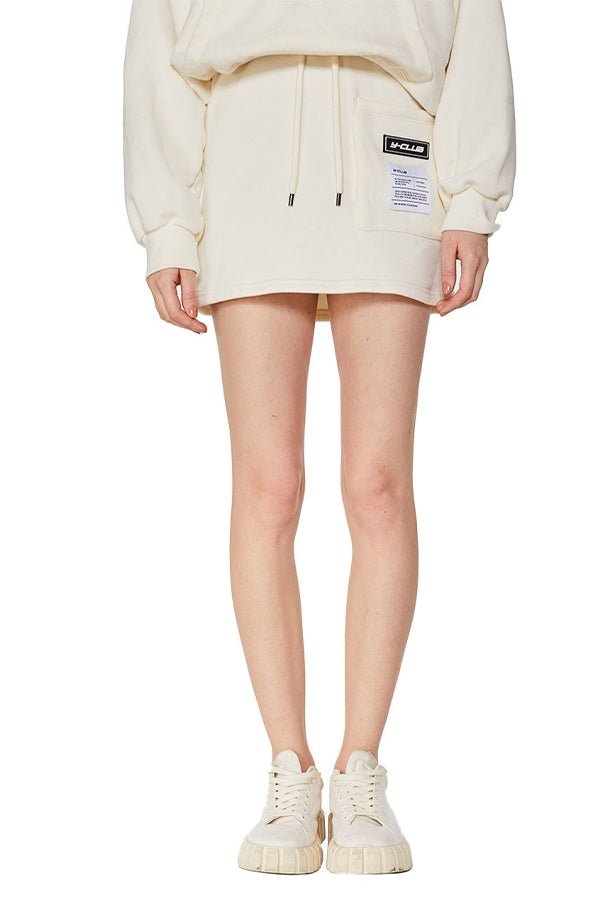 YUYU Y-Club Sports Skirt White