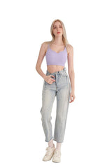 YUYU watch this bra top Purple