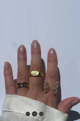 atypical jewelry BYE YOU Ring Gold