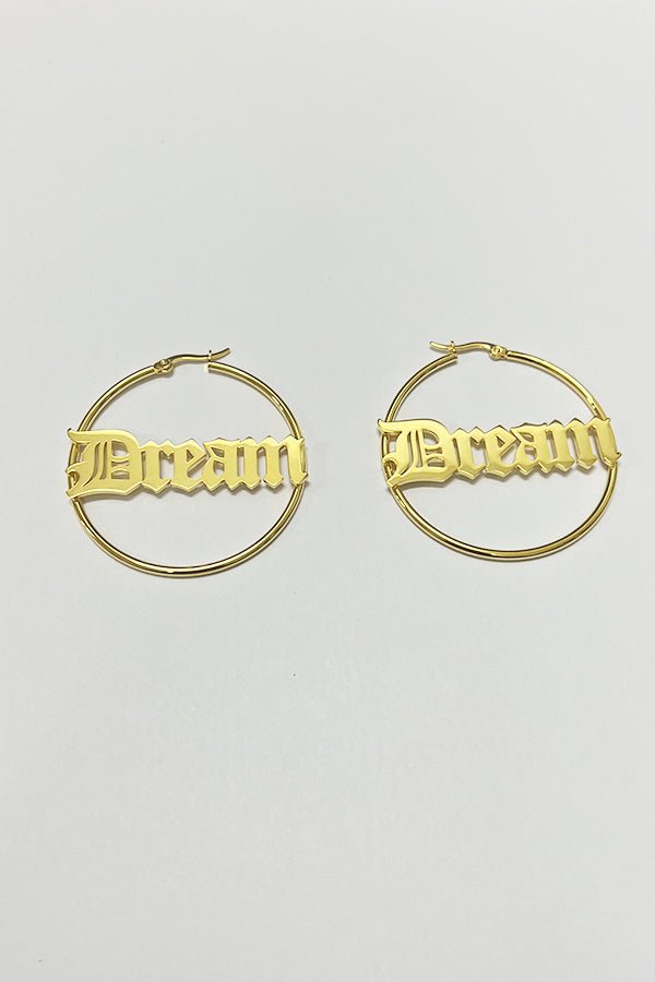 atypical jewelry Hoops Dream Gold