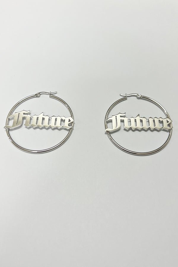 atypical jewelry Hoops Future Silver