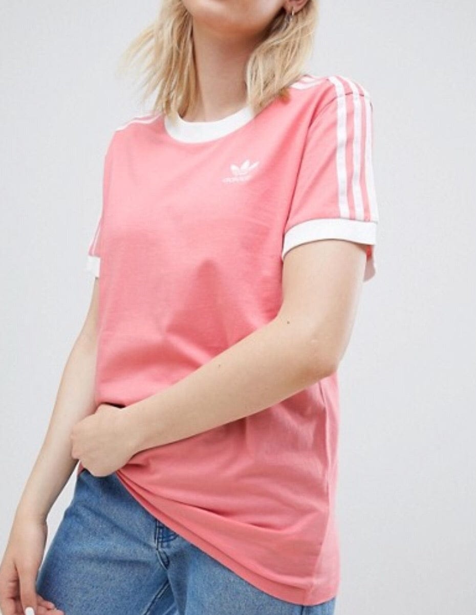 Adidas Originals women Three Stripe T-Shirt Pink